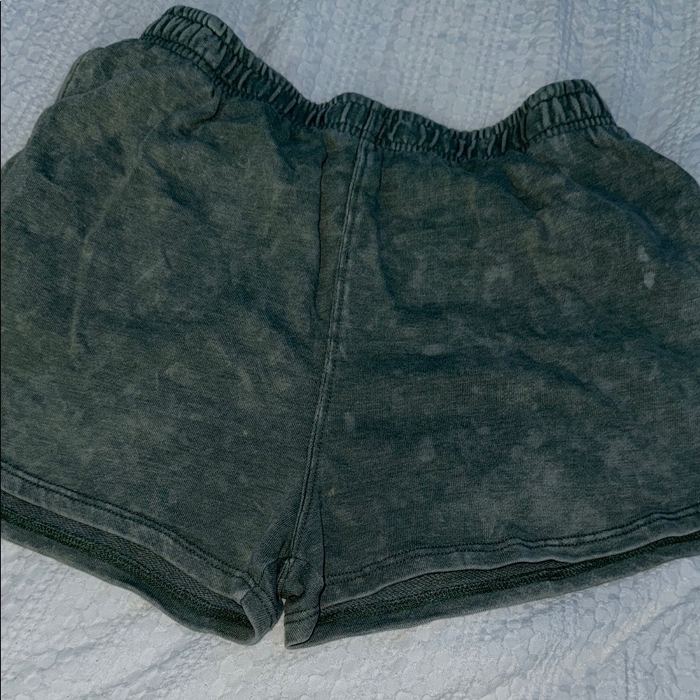 Women's Casual Green Shorts